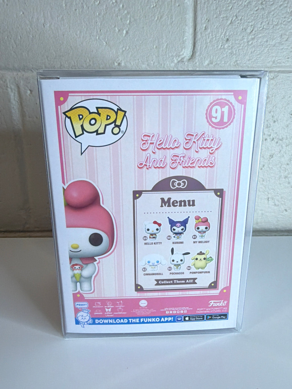Funko Pop! Hello Kitty And Friends My Melody #91 Vinyl Figure
