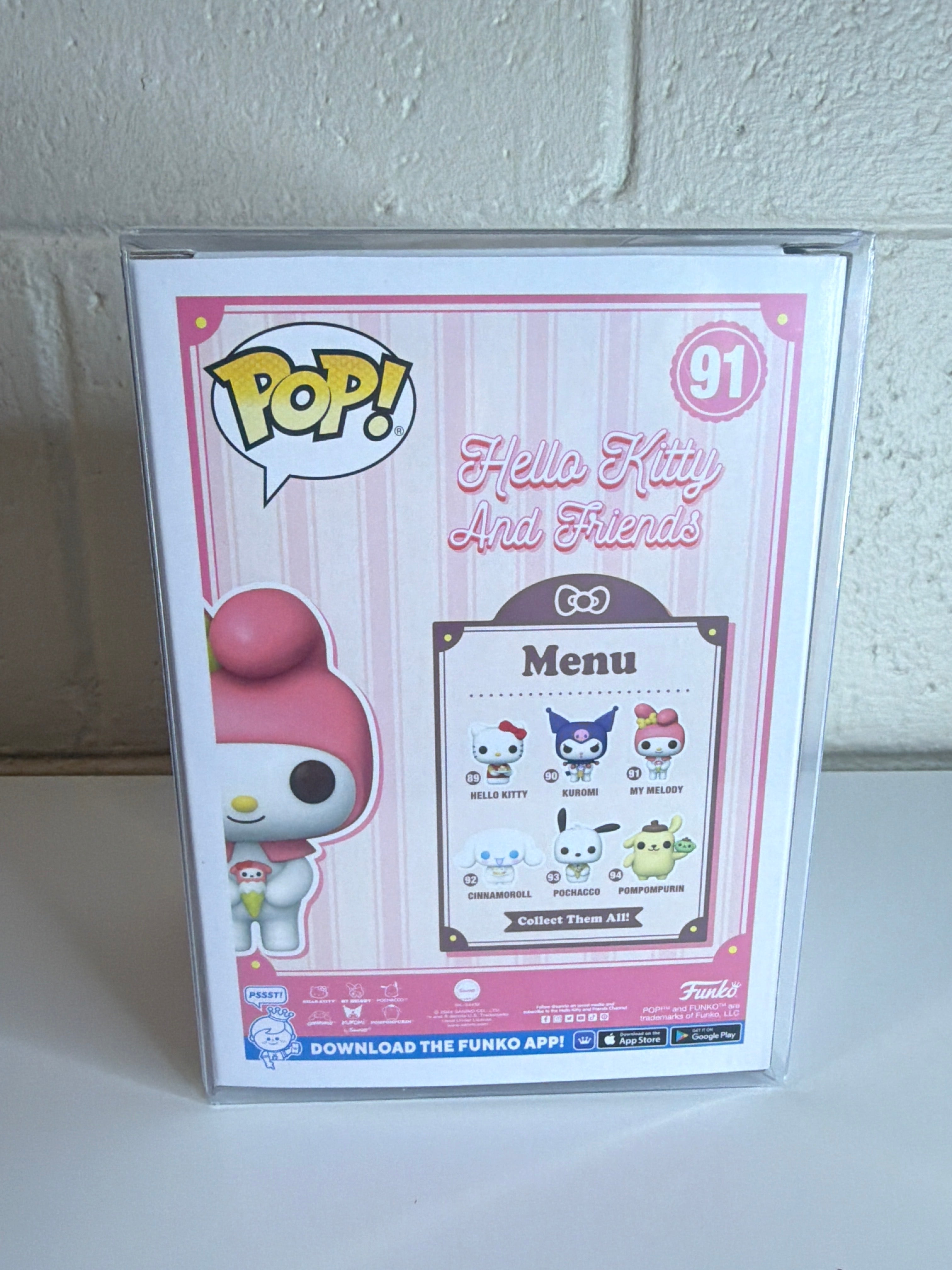 Funko Pop! Hello Kitty And Friends My Melody #91 Vinyl Figure