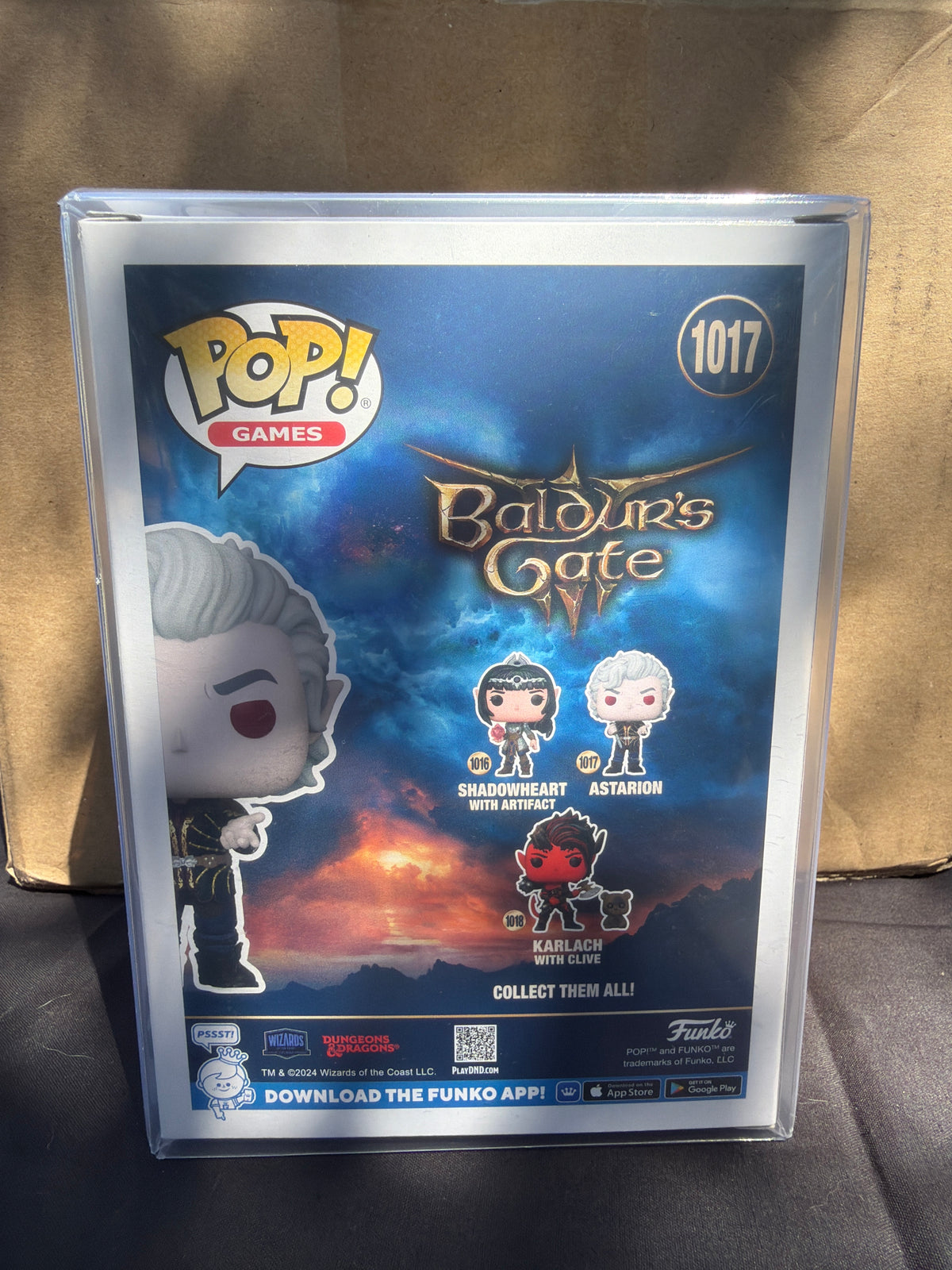 Funko Pop! Games Baldur's Gate Astarion #1017 Vinyl Figure With Protector