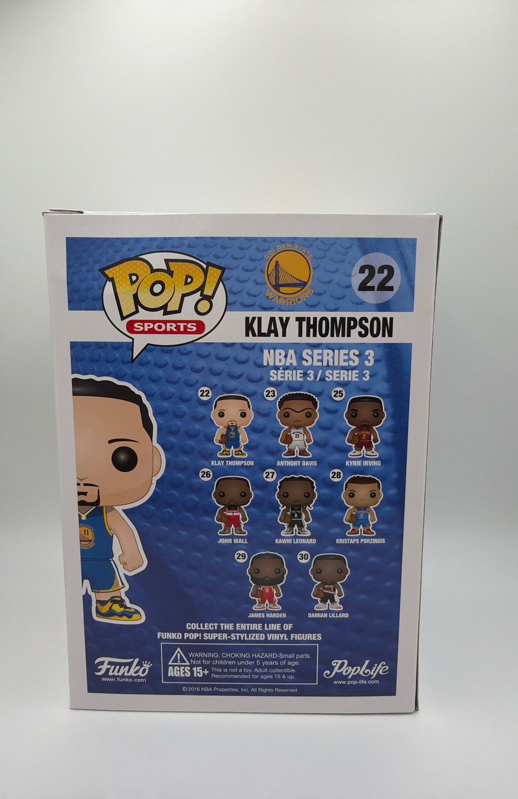 Funko Pop! Sports NBA Klay Thompson #22 Vinyl Figure