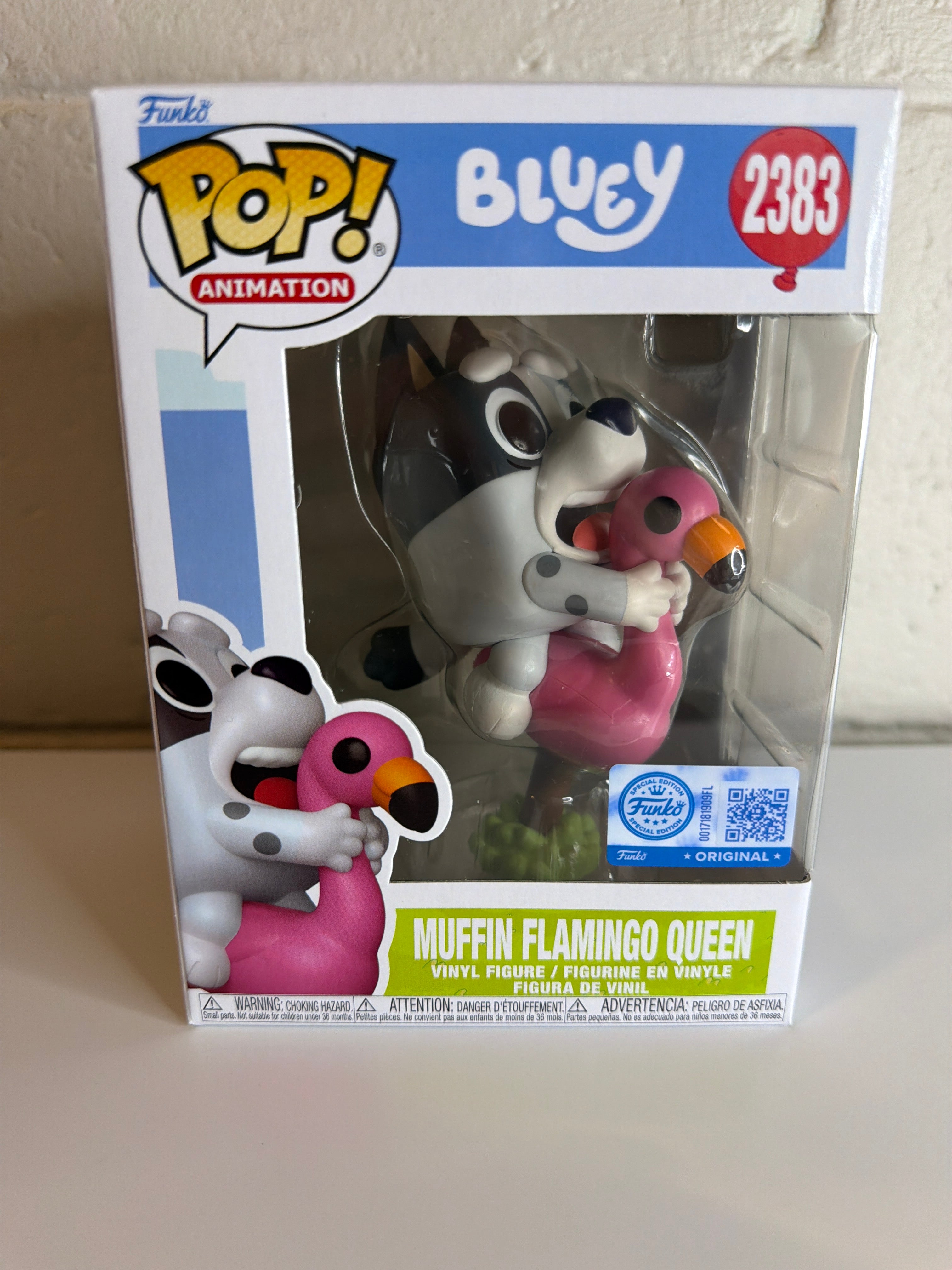 Funko Pops! Bluey Muffin Flamingo Queen #2383 Vinyl Figure