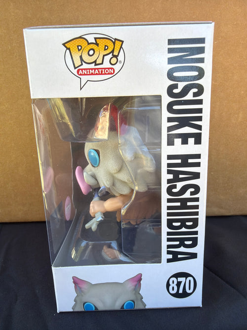 Funko Pop! Animation Demon Slayer Inosuke Hashibira #870 Flocked Vinyl Figure