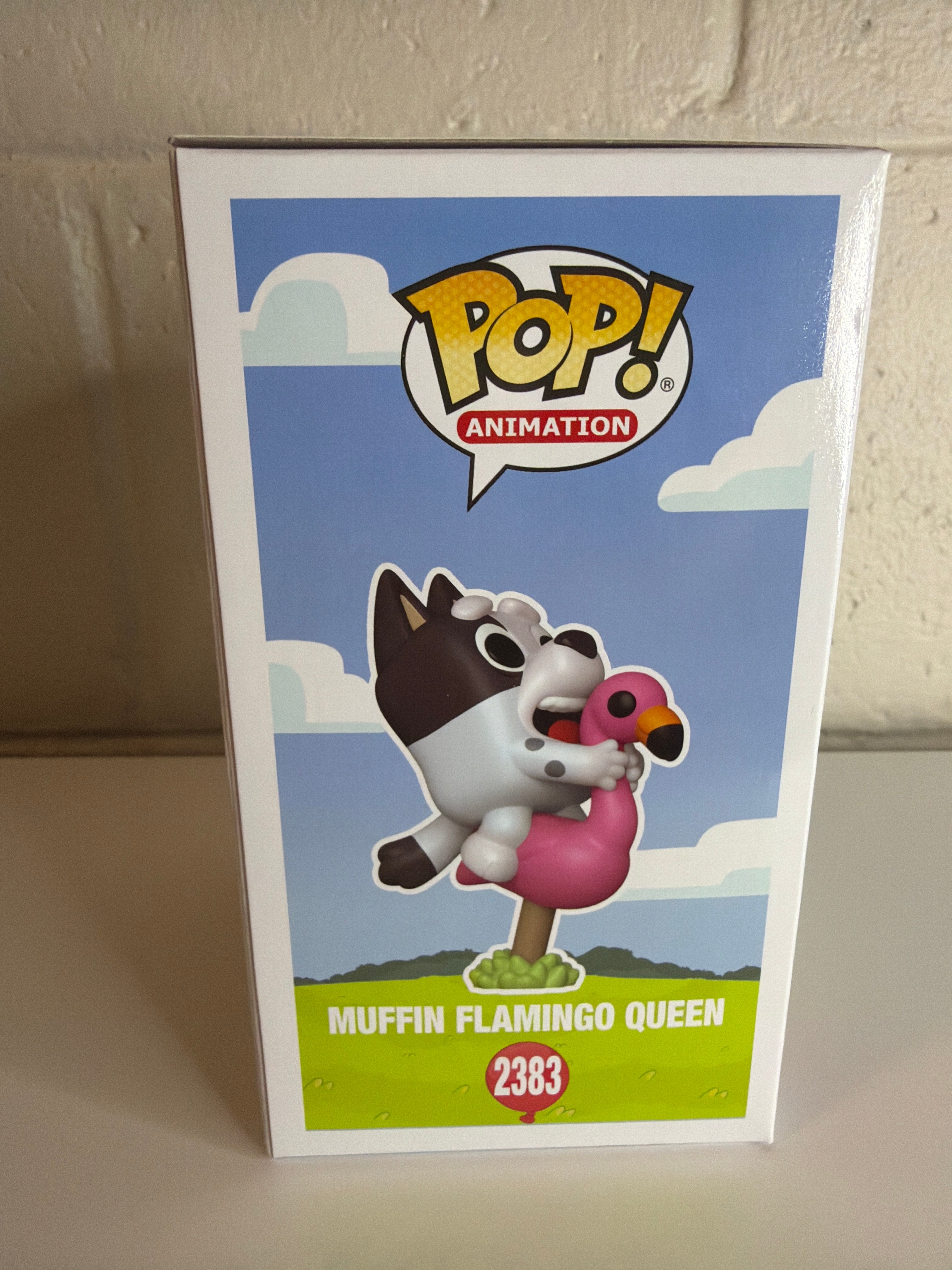 Funko Pops! Bluey Muffin Flamingo Queen #2383 Vinyl Figure