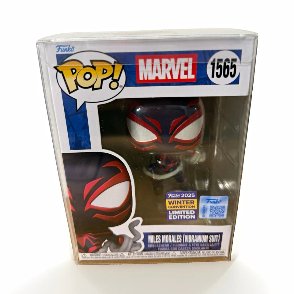 Funko Pop! Marvel Miles Morales (Vibranium Suit) #1565 2025 Winter Convention LE