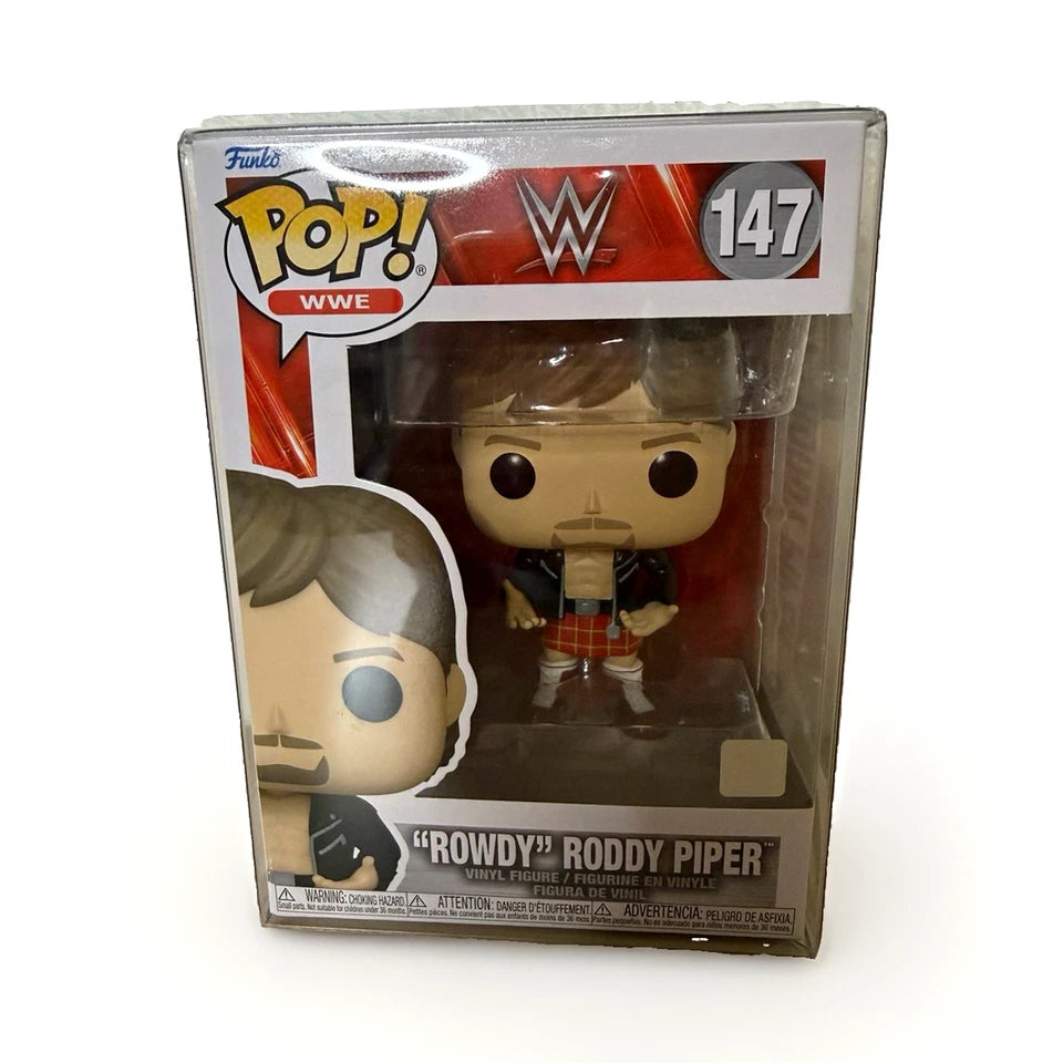 Funko Pop! WWE "Rowdy" Roddy Piper #147 Pop! Vinyl Figure With Protector