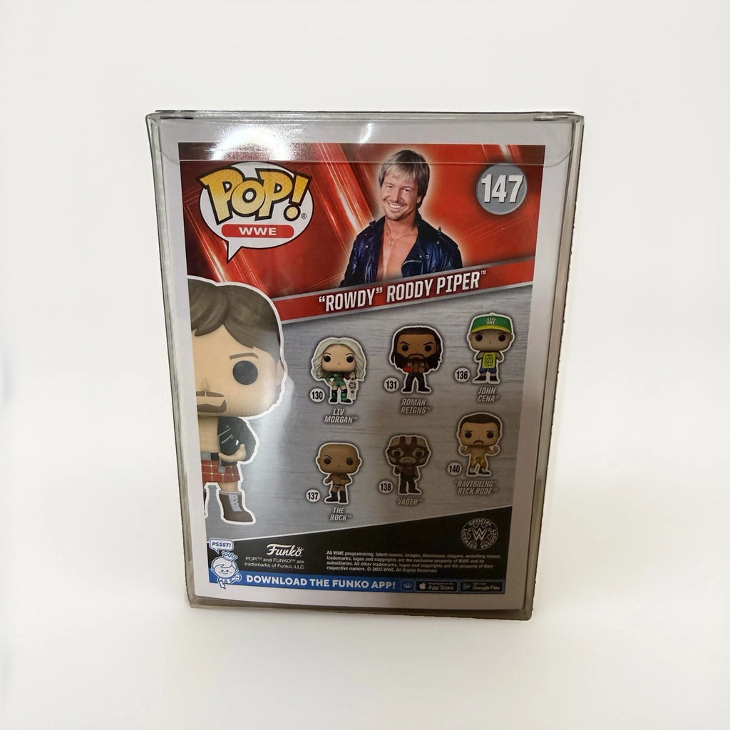Funko Pop! WWE "Rowdy" Roddy Piper #147 Pop! Vinyl Figure With Protector