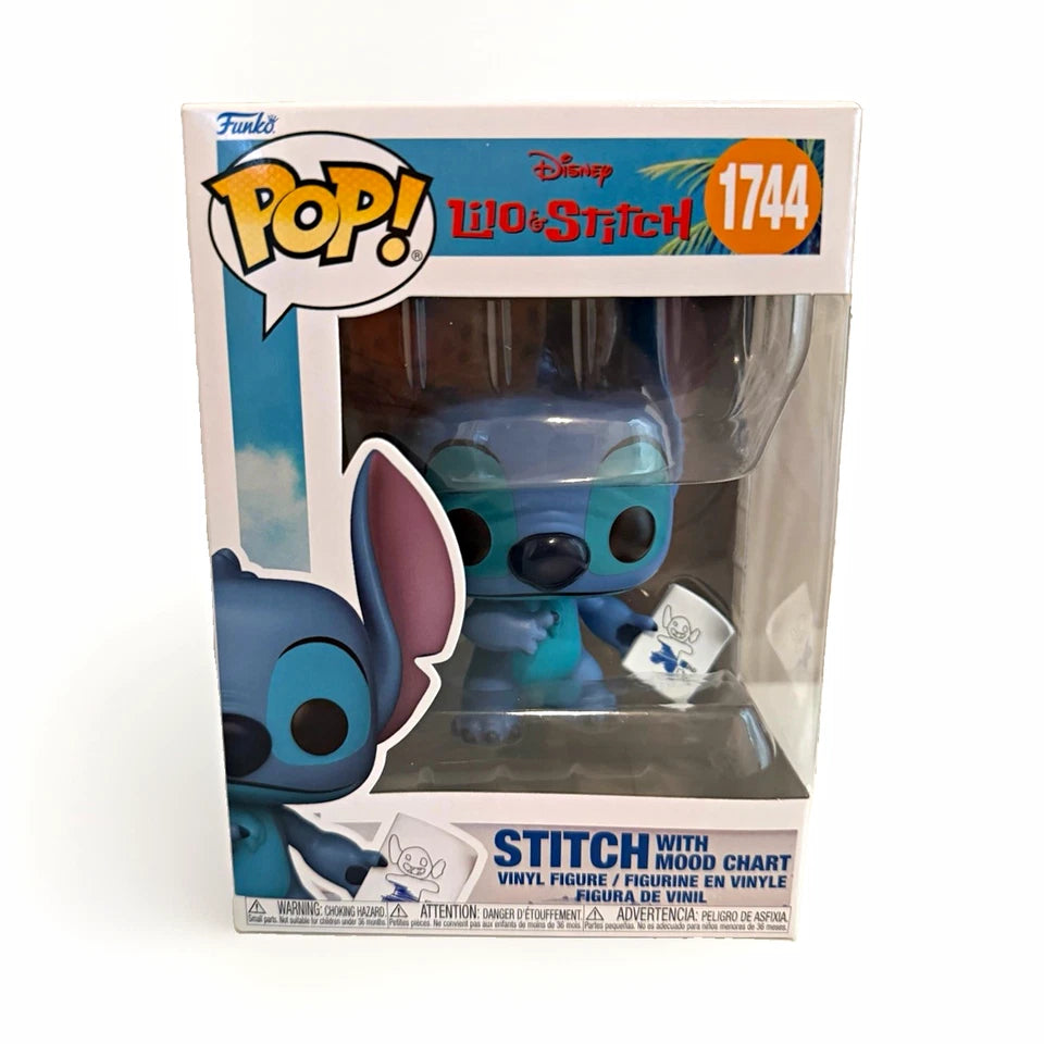 Funko Pop! Disney Lilo & Stitch Stitch With Mood Chart #1744 Vinyl Figure